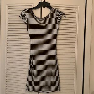 Stylish Cross Back Mini Dress